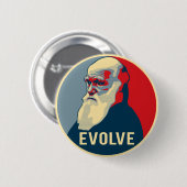Badge Rond 5 Cm Évoluez (Devant & derrière)