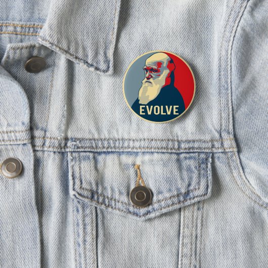 Badge Rond 5 Cm Évoluez (En situation)