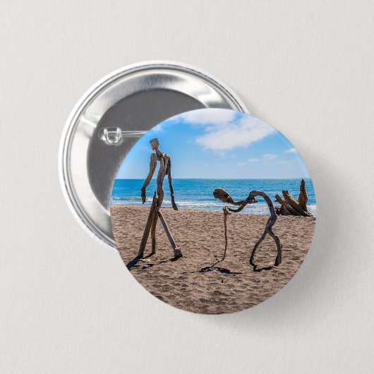 Badge Rond 5 Cm Évolution (Devant & derrière)