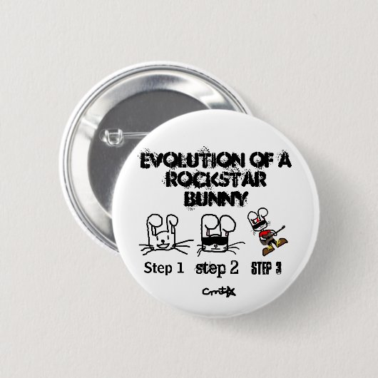 Badge Rond 5 Cm Évolution (Devant & derrière)