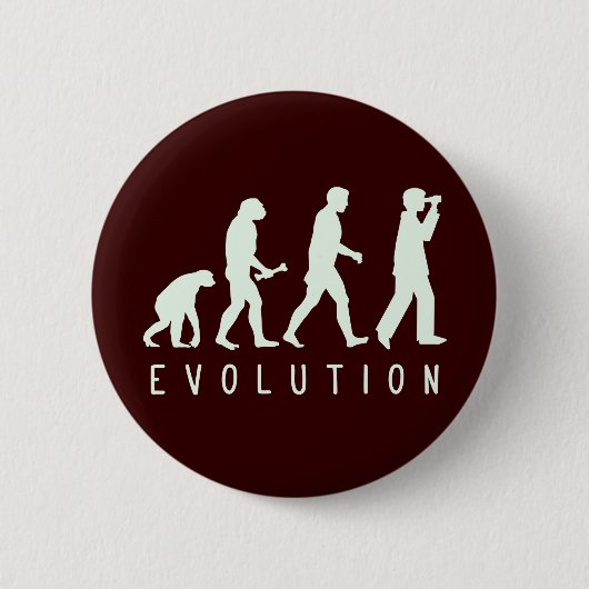 Badge Rond 5 Cm Évolution : Birder (Devant)