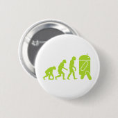 Badge Rond 5 Cm Évolution d'Android (Devant & derrière)