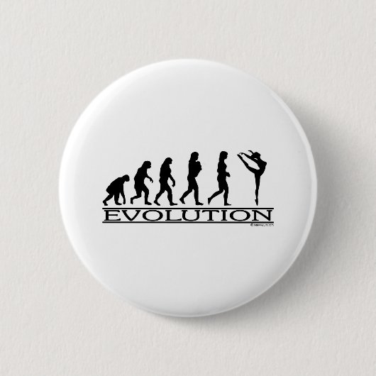 Badge Rond 5 Cm Évolution - danse (Devant)
