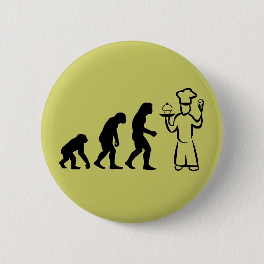 Badge Rond 5 Cm Évolution de Baker (Devant)