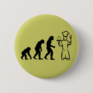 Badge Rond 5 Cm Évolution de Baker