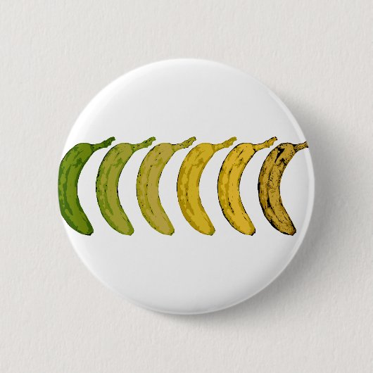 Badge Rond 5 Cm Évolution de banane (Devant)