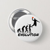 Badge Rond 5 Cm Évolution de basket-ball (Devant & derrière)