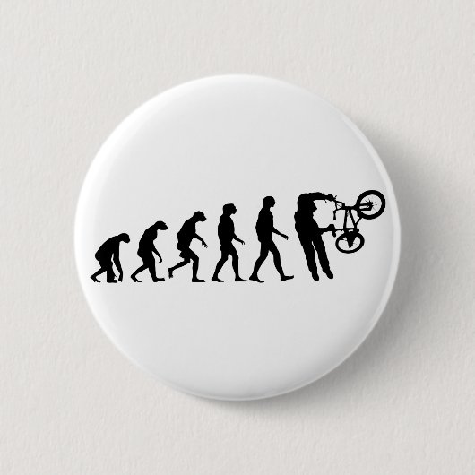 Badge Rond 5 Cm Évolution de BMX (Devant)