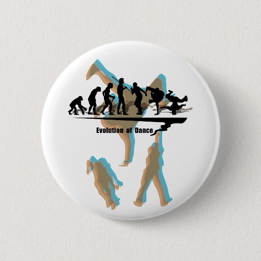 Badge Rond 5 Cm Évolution de danse (Devant)