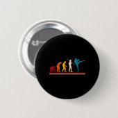 Badge Rond 5 Cm Évolution de kickboxing Kickboxer Karaté Boxe Mma (Devant & derrière)