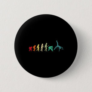 Badge Rond 5 Cm Évolution de la capoeira - Arts martiaux brésilien