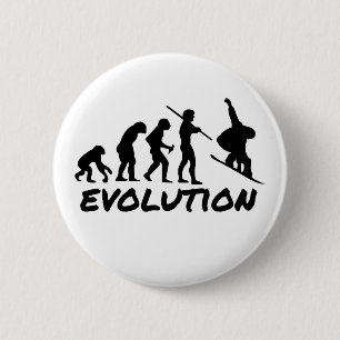 Badge Rond 5 Cm Évolution de surf des neiges