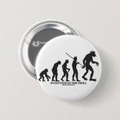 Badge Rond 5 Cm Évolution de Troll (Devant & derrière)