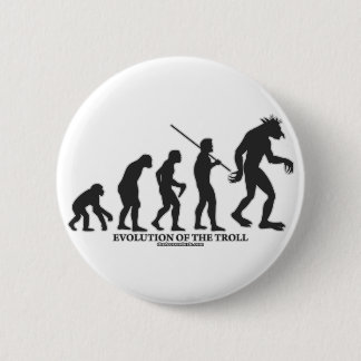 Badge Rond 5 Cm Évolution de Troll
