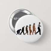 Badge Rond 5 Cm Évolution d'Obama (Devant & derrière)