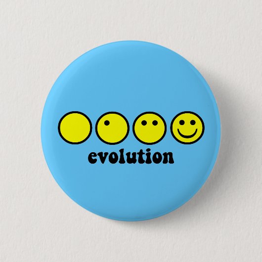 Badge Rond 5 Cm Évolution drôle (Devant)