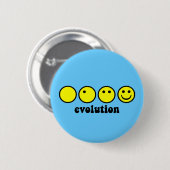 Badge Rond 5 Cm Évolution drôle (Devant & derrière)