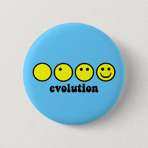 Badge Rond 5 Cm Évolution drôle