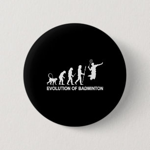 Badge Rond 5 Cm Évolution du badminton