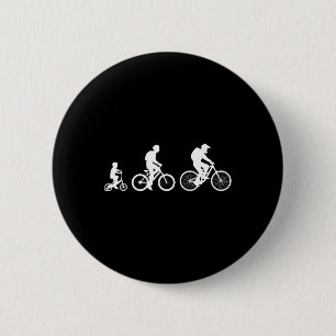 Badge Rond 5 Cm Évolution du cyclisme sur route et VTT à vélo