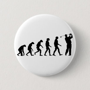 Badge Rond 5 Cm Évolution du golf