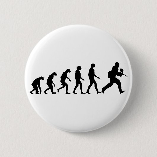 Badge Rond 5 Cm Évolution du Paintball (Devant)
