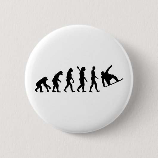 Badge Rond 5 Cm Evolution du snowboard (Devant)