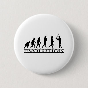 Badge Rond 5 Cm Évolution - femelle de golf