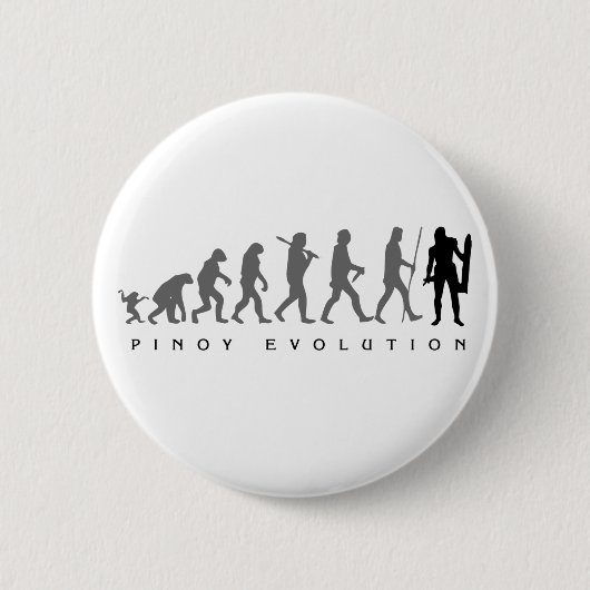 Badge Rond 5 Cm Évolution Lapu Lapu de Pinoy (Devant)