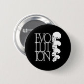 Badge Rond 5 Cm Évolution (noir) (Devant & derrière)