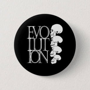 Badge Rond 5 Cm Évolution (noir)