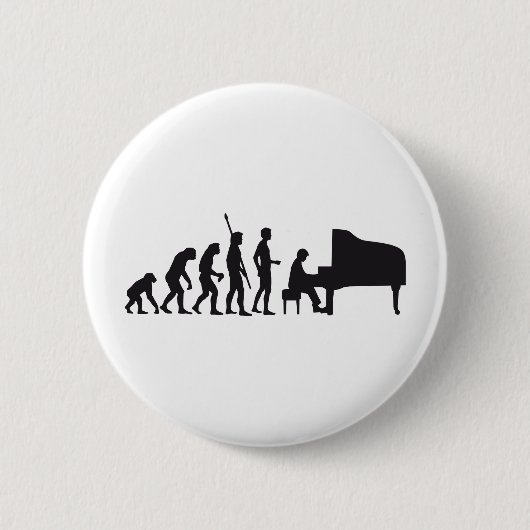 Badge Rond 5 Cm evolution piano (Devant)