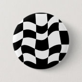 Badge Rond 5 Cm Évoquer les émotions avec un Motif monochrome stim (Devant)