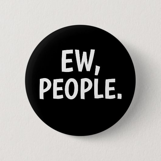 BADGE ROND 5 CM EW, BOUTON PEOPLE (Devant)