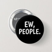 BADGE ROND 5 CM EW, BOUTON PEOPLE (Devant & derrière)