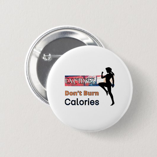 Badge Rond 5 Cm excuses (Devant & derrière)