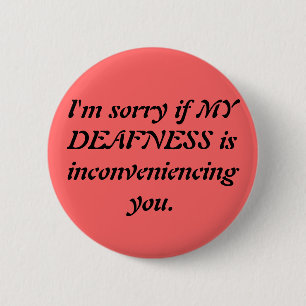 Badge Rond 5 Cm Excuses sourdes sarcastiques