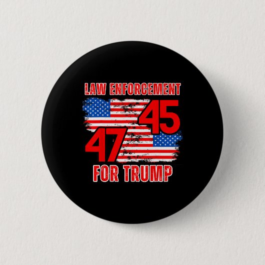 Badge Rond 5 Cm Exécution Pour Trump 45 47 (Devant)