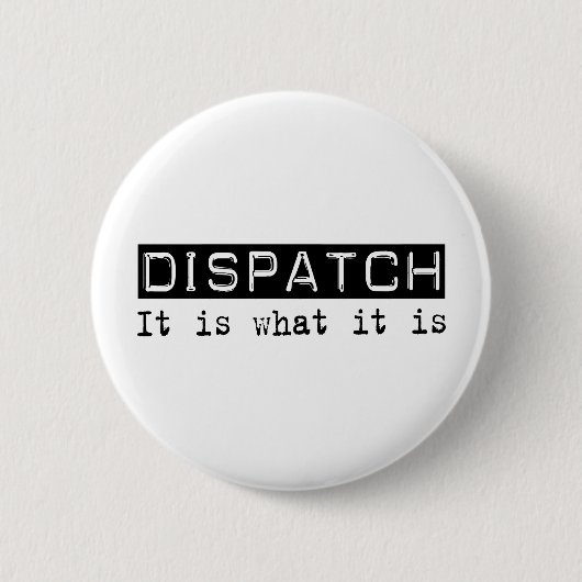 Badge Rond 5 Cm Expédition il est (Devant)