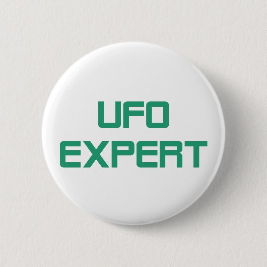 Badge Rond 5 Cm Expert en matière d'UFO (Devant)