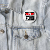 Badge Rond 5 Cm Explication de pi (En situation)