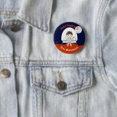 Badge Rond 5 Cm Explorateur d'espace (En situation)