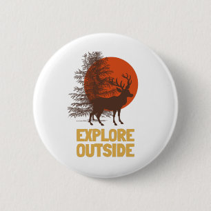 Badge Rond 5 Cm explore outside