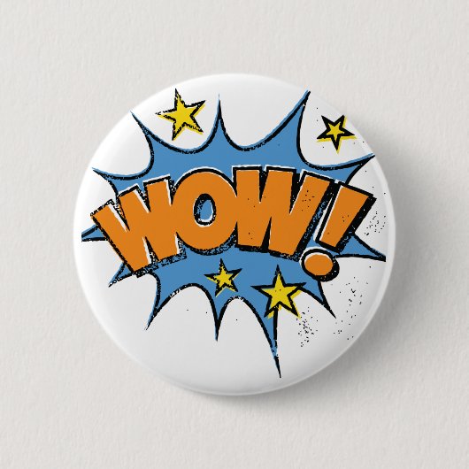 Badge Rond 5 Cm Explosion comique drôle de bande dessinée avec (Devant)