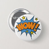 Badge Rond 5 Cm Explosion comique drôle de bande dessinée avec (Devant & derrière)