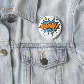 Badge Rond 5 Cm Explosion comique drôle de bande dessinée avec (En situation)