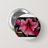 Badge Rond 5 Cm Explosion Florale (Devant & derrière)