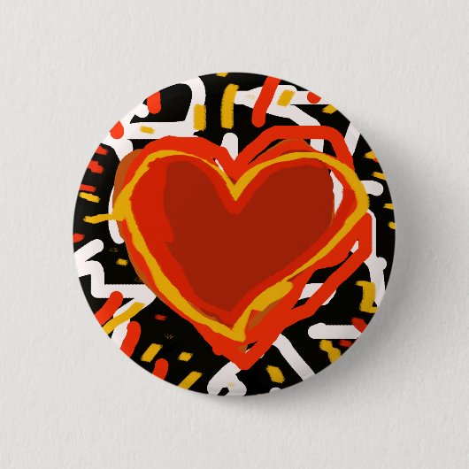 Badge Rond 5 Cm expression d'amour (Devant)