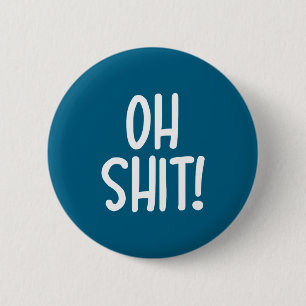 Badge Rond 5 Cm Expressions de bande dessinée Graphique _ Drôle Oh