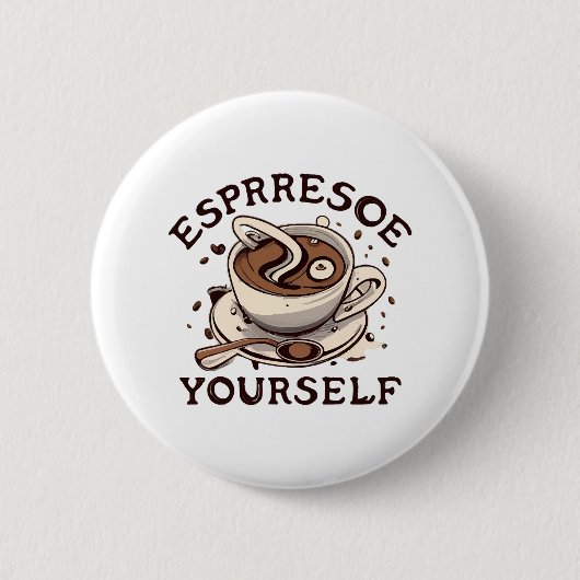 Badge Rond 5 Cm Exprimez-vous (Devant)